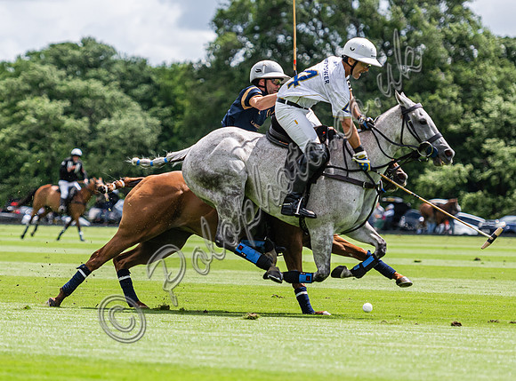 Polo action, 2024 Gold Cup, Cowdray Park Polo Club