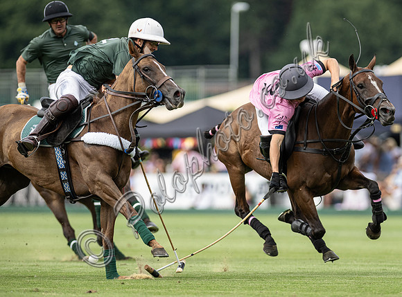 Polo action, 2025 Gold Cupsemi-final, Cowdray Park Polo Club