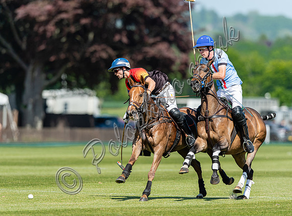 Polo action, 2022 May 4 Goal Spring Cup final, Cowdray Park Polo Club