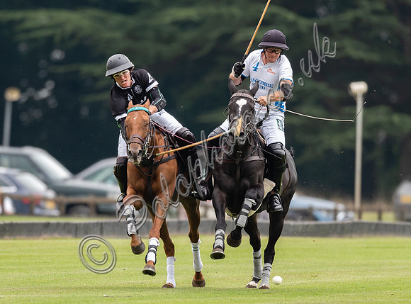 Polo action the Town Cup End of Season Tournament, Cirencester Park