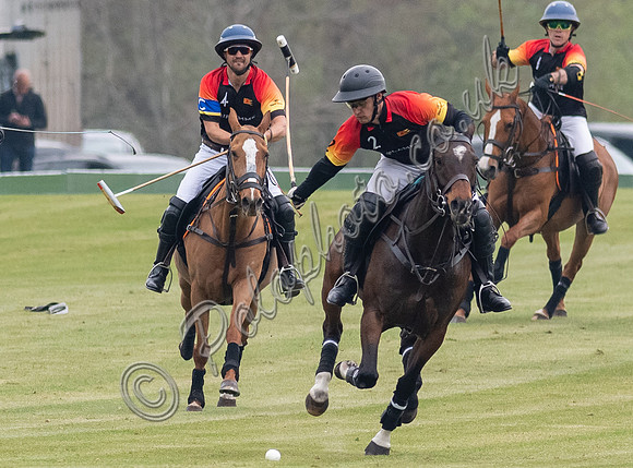 Polo action, May 4 Goal Spring Cup 2022, Cowdray Park Polo Club