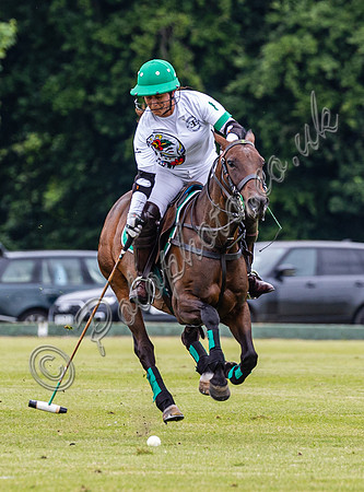 Polo action, Warwickshire Cup 2024 at Cirencester Park