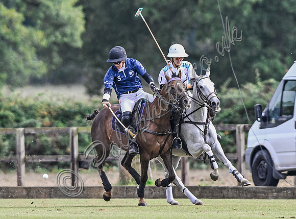 Polo action, Wichenford Bowl 2025 semi-final match, Beaufort Polo Club