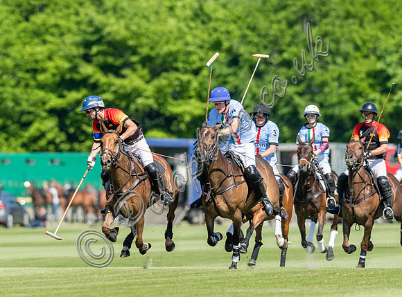 Polo action, 2022 May 4 Goal Spring Cup final, Cowdray Park Polo Club