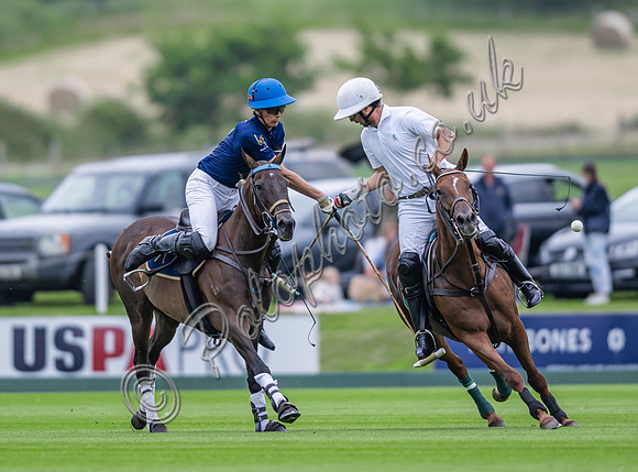 Polo action, 2024 Gold Cup, Cowdray Park Polo Club