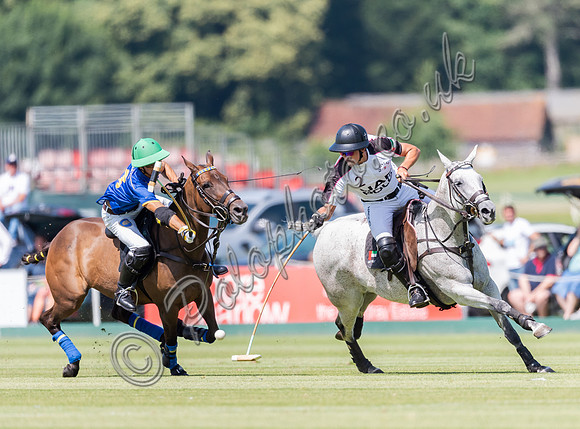 Polo action, 2021 Gold Cup, Cowdray Park Polo Club