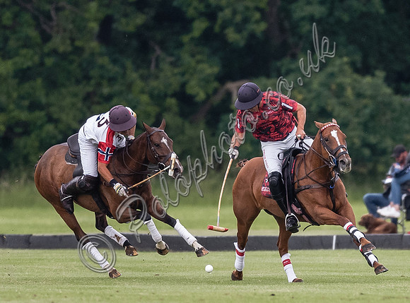 Polo action, Warwickshire Cup Final, Cirencester Park