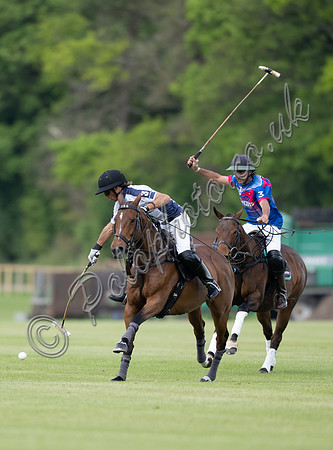 polo action from the Final of the Cirencester May Goal Tournament.