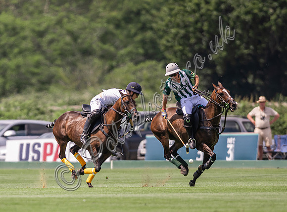 Polo action, 2024 Gold Cup, Cowdray Park Polo Club