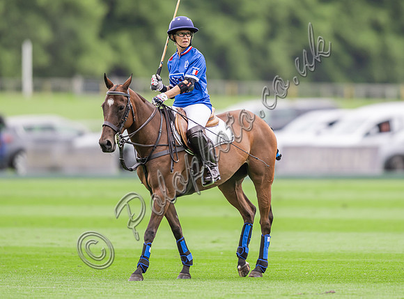 Gold Cup Polo action, 2024, Cowdray Park Polo Club