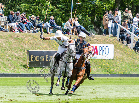 Polo action, 2024 Gold Cup, Cowdray Park Polo Club