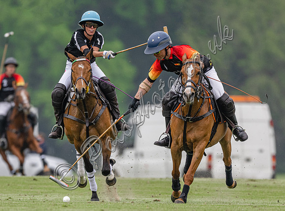 Polo action, May 4 Goal Spring Cup 2022, Cowdray Park Polo Club