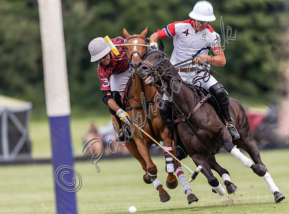 Polo action, Warwickshire Cup Final, Cirencester Park