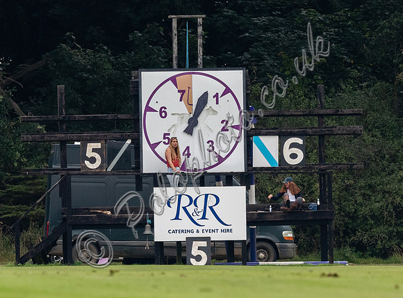 Polo action the Town Cup End of Season Tournament, Cirencester Park