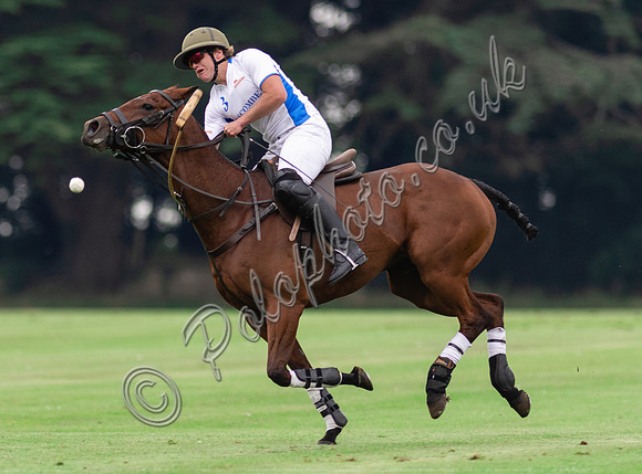 Polo action the Town Cup End of Season Tournament, Cirencester Park