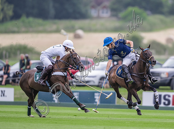 Polo action, 2024 Gold Cup, Cowdray Park Polo Club