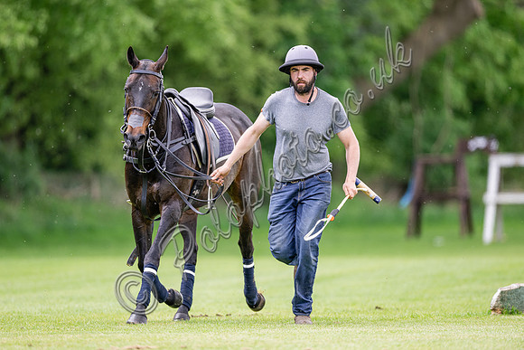 polo action from the Final of the Cirencester May Goal Tournament.