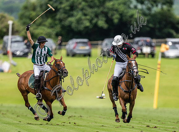 Polo action, 2024 Gold Cup, Cowdray Park Polo Club