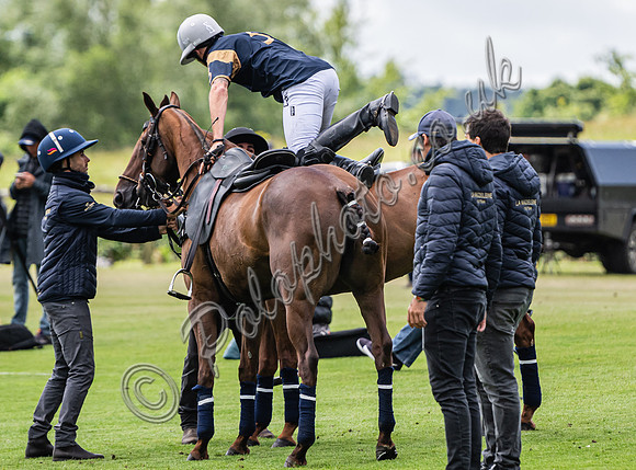 Polo action, 2024 Gold Cup, Cowdray Park Polo Club