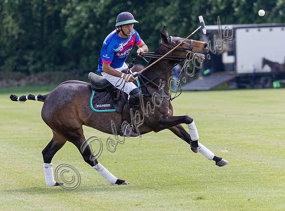 polo action from the Final of the Cirencester May Goal Tournament.