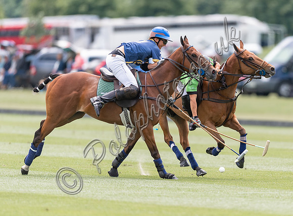 Polo action between Lovelocks and Marchfield Warwickshire Cuo League