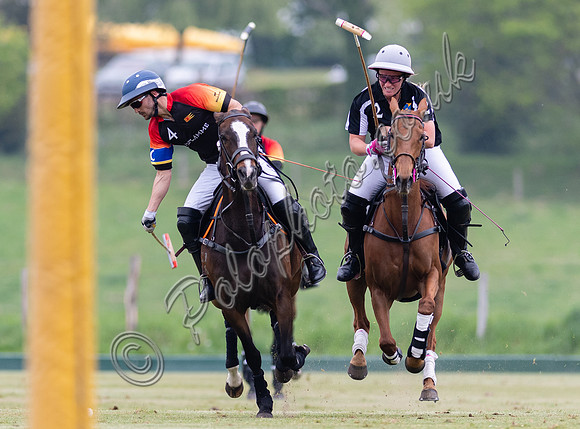 Polo action, May 4 Goal Spring Cup 2022, Cowdray Park Polo Club