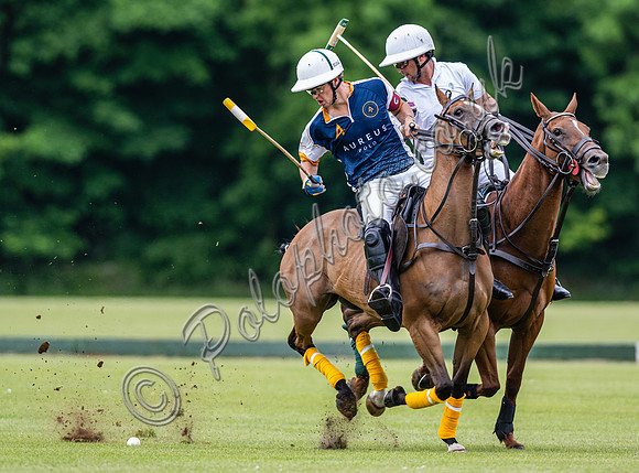 Polo action, Warwickshire Cup 2024, Cirencester Park