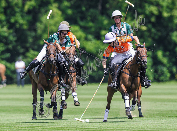 Polo action, 2025 Gold Cup, Cowdray Park Polo Club