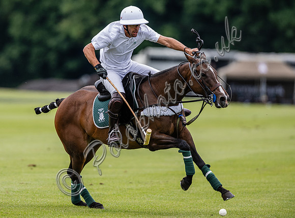 Polo action, Warwickshire Cup 2024, Cirencester Park