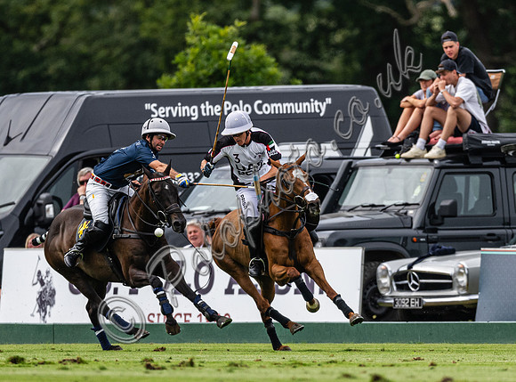 Polo action, 2024 Gold Cup, Cowdray Park Polo Club