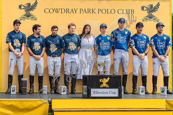 Presentation of the Ellerston Cup to winning team