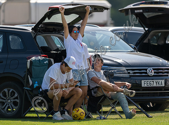 Polo action, 2025 Gold Cup quarter finals, Cowdray Park Polo Club