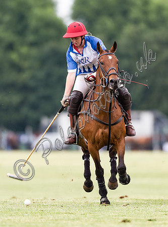 Polo action, Ladies 18 Goal Tournament,  Cirencester Park