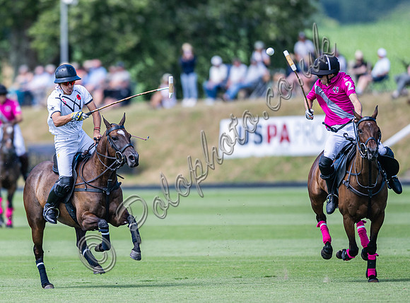 Polo action, 2024, Cowdray Park Polo Club