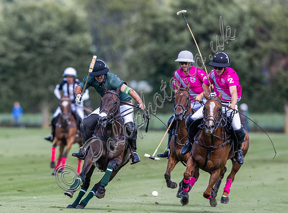 Polo action, 2024 Gold Cup, Cowdray Park Polo Club