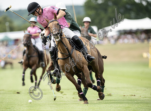 Polo action, 2025 Gold Cupsemi-final, Cowdray Park Polo Club