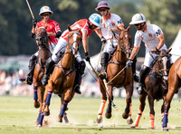 Polo action, 2021 Gold Cup semi-finals, Cowdray Park Polo Club