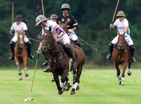 Polo action the Town Cup End of Season Tournament, Cirencester Park