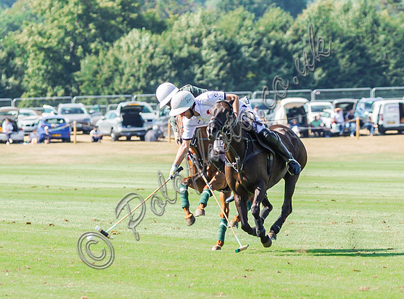 Polo action, 2025 Gold Cup quarter finals, Cowdray Park Polo Club
