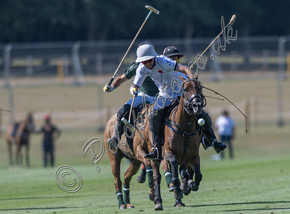 Polo action, 2025 Gold Cup quarter finals, Cowdray Park Polo Club