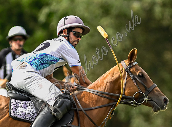 Polo action, Wichenford Bowl 2025 semi-final match, Beaufort Polo Club
