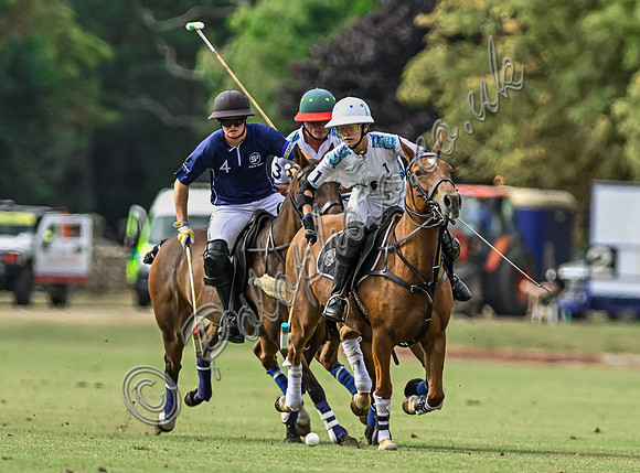 Polo action, Wichenford Bowl 2025 semi-final match, Beaufort Polo Club