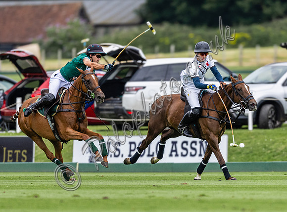Polo action, 2024 Gold Cup, Cowdray Park Polo Club