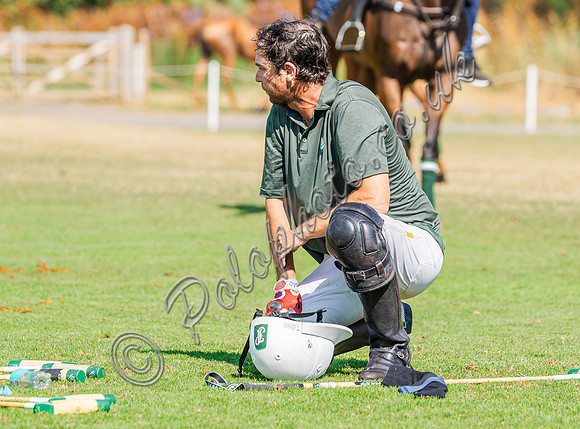 Polo action, 2025 Gold Cup quarter finals, Cowdray Park Polo Club