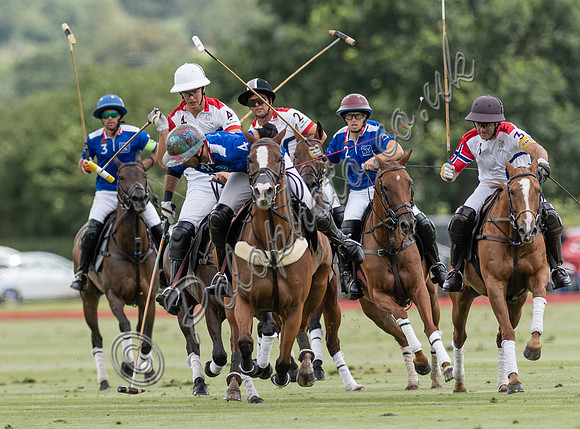 Polo action, 2021 Gold Cup, Cowdray Park Polo Club