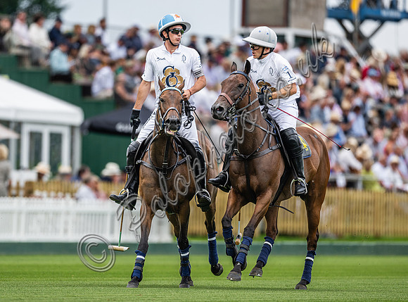 Polo action, 2024 Gold Cup, Cowdray Park Polo Club