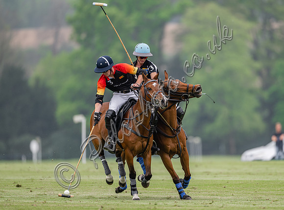Polo action, May 4 Goal Spring Cup 2022, Cowdray Park Polo Club
