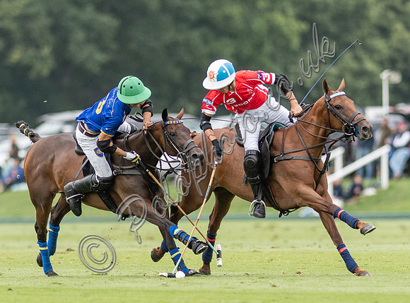 Polo action, 2021 Gold Cup, Cowdray Park Polo Club