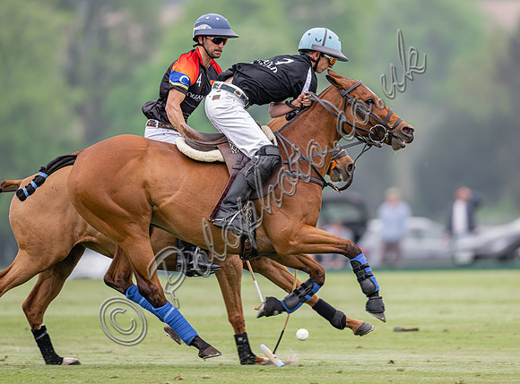 Polo action, May 4 Goal Spring Cup 2022, Cowdray Park Polo Club