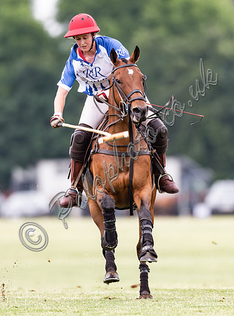 Polo action, Ladies 18 Goal Tournament,  Cirencester Park